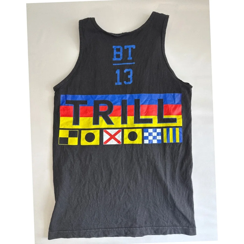 Been Trill Social Club Mallratz Tank Top Men's Small Black Graphic Sleeveless - Picture 5 of 5